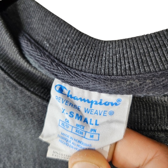 Champion Reverse Weave Crewneck Sweatshirt - Men’s XS - Gray - Picture 4 of 5